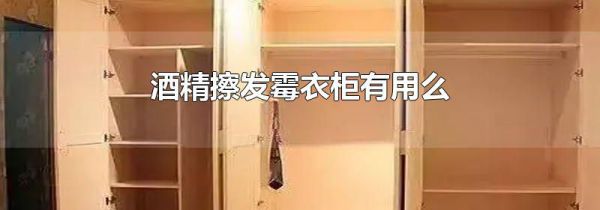 酒精擦发霉衣柜有用么