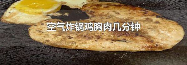 空气炸锅鸡胸肉几分钟