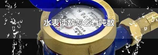 水表读数怎么看吨数