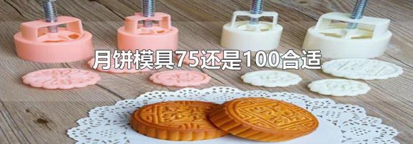 月饼模具75还是100合适