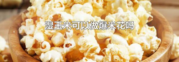 湿玉米可以做爆米花吗