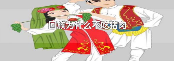 回族为什么不吃猪肉