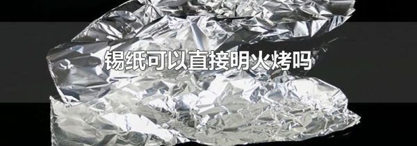 锡纸可以直接明火烤吗