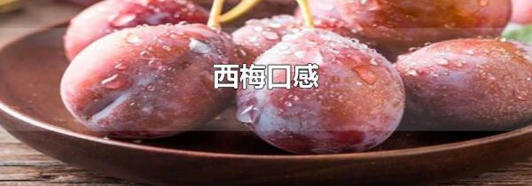西梅口感