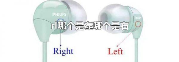 rl哪个是左哪个是右