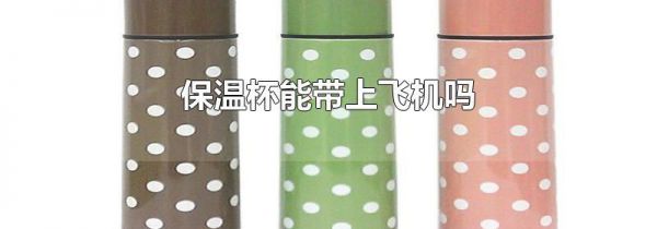 保温杯能带上飞机吗