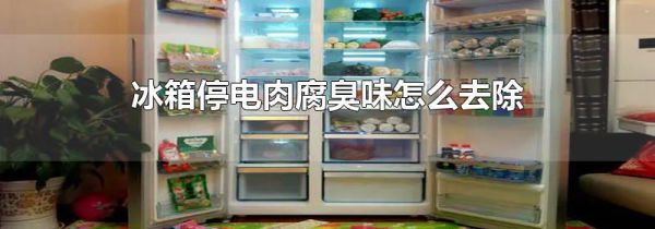 冰箱停电肉腐臭味怎么去除