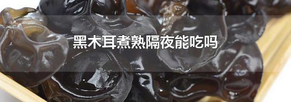 黑木耳煮熟隔夜能吃吗