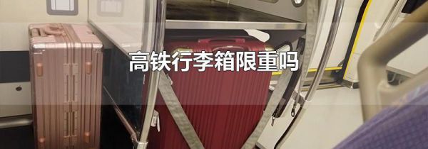 高铁行李箱限重吗