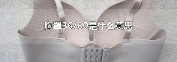 胸罩36/80是什么意思