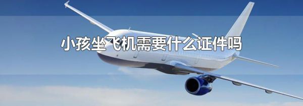 小孩坐飞机需要什么证件吗