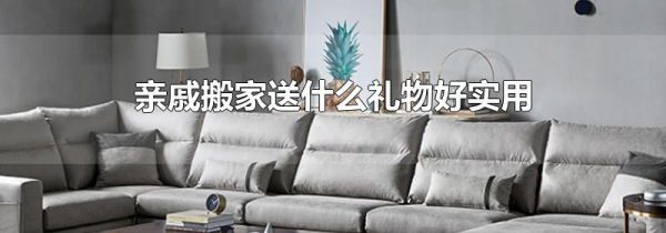 亲戚搬家送什么礼物好实用