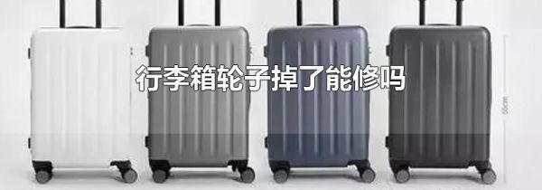行李箱轮子掉了能修吗