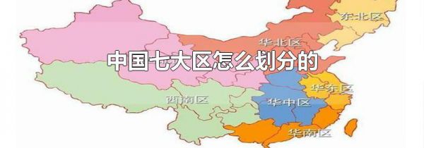 中国七大区怎么划分的