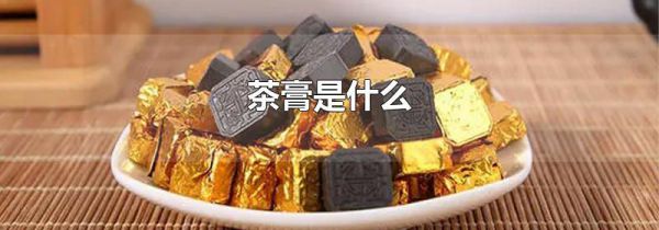 茶膏是什么