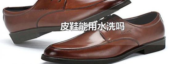 皮鞋能用水洗吗