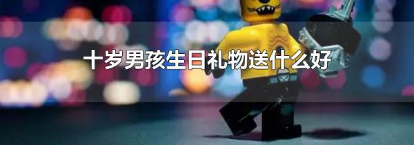 十岁男孩生日礼物送什么好