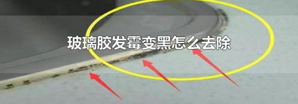 玻璃胶发霉变黑怎么去除