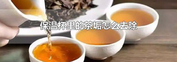 保温杯里的茶垢怎么去除