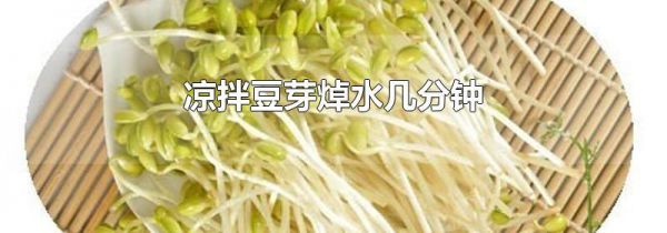 凉拌豆芽焯水几分钟