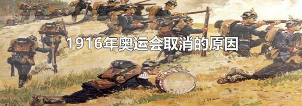1916年奥运会取消的原因
