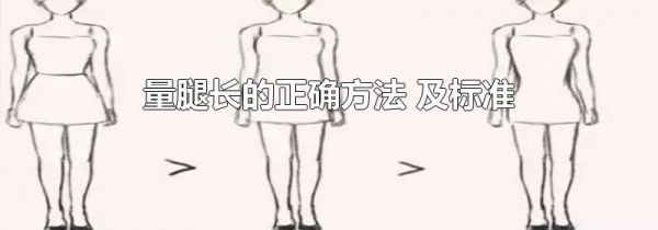 量腿长的正确方法 及标准