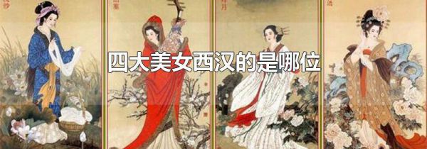 四大美女西汉的是哪位