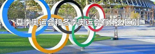 夏季奥运会和冬季奥运会有什么区别