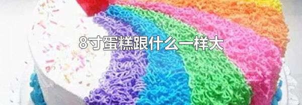 8寸蛋糕跟什么一样大