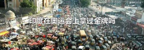 印度在奥运会上拿过金牌吗