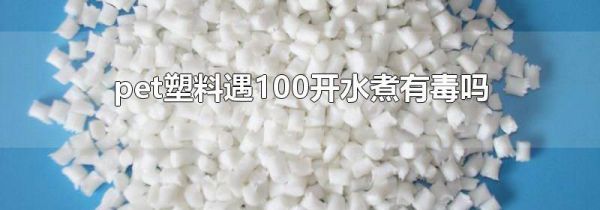 pet塑料遇100开水煮有毒吗