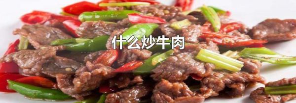 什么炒牛肉