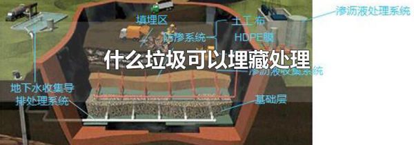 什么垃圾可以埋藏处理