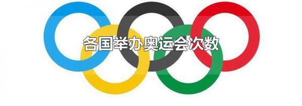 各国举办奥运会次数