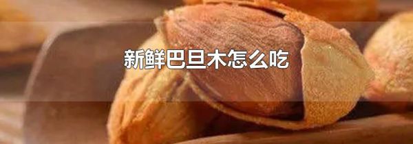 新鲜巴旦木怎么吃