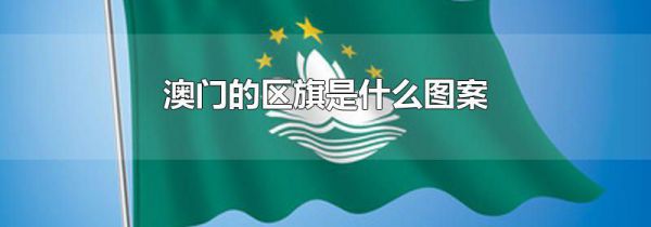 澳门的区旗是什么图案