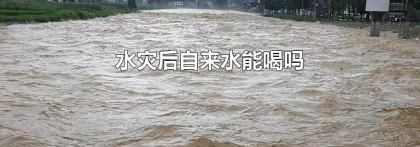 水灾后自来水能喝吗