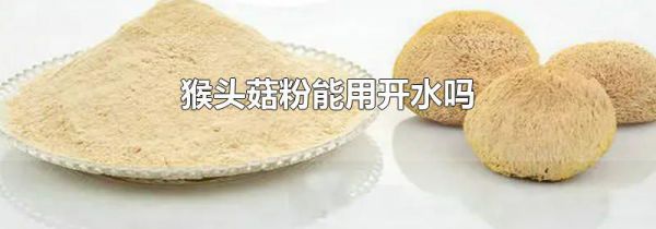 猴头菇粉能用开水吗