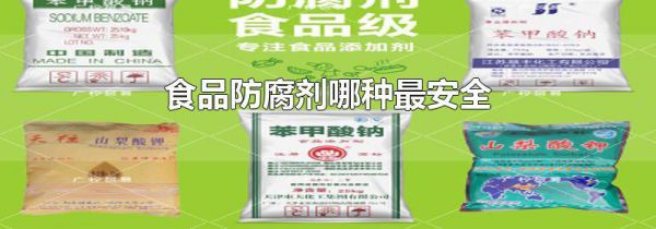 食品防腐剂哪种最安全