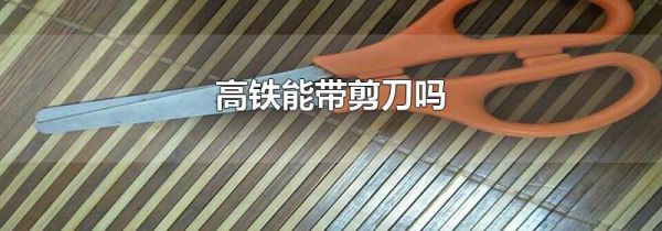 高铁能带剪刀吗