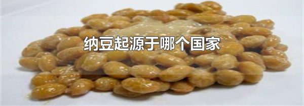 纳豆起源于哪个国家