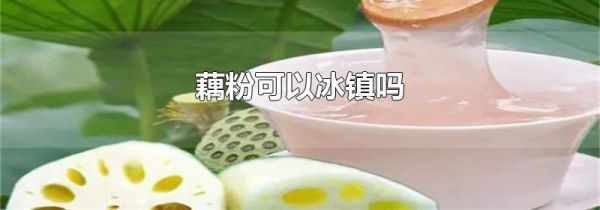 藕粉可以冰镇吗