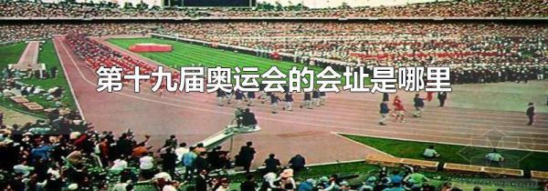 第十九届奥运会的会址是哪里