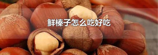 鲜榛子怎么吃好吃