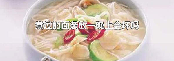 煮过的面条放一晚上会坏吗