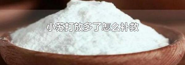小苏打放多了怎么补救