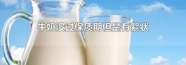 牛奶没过保质期但是有絮状