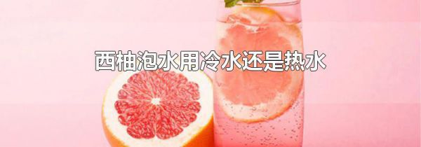 西柚泡水用冷水还是热水