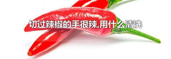 切过辣椒的手很辣,用什么清洗