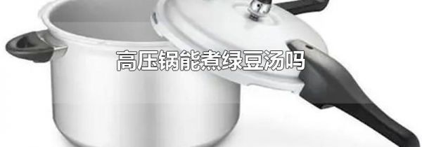 高压锅能煮绿豆汤吗
